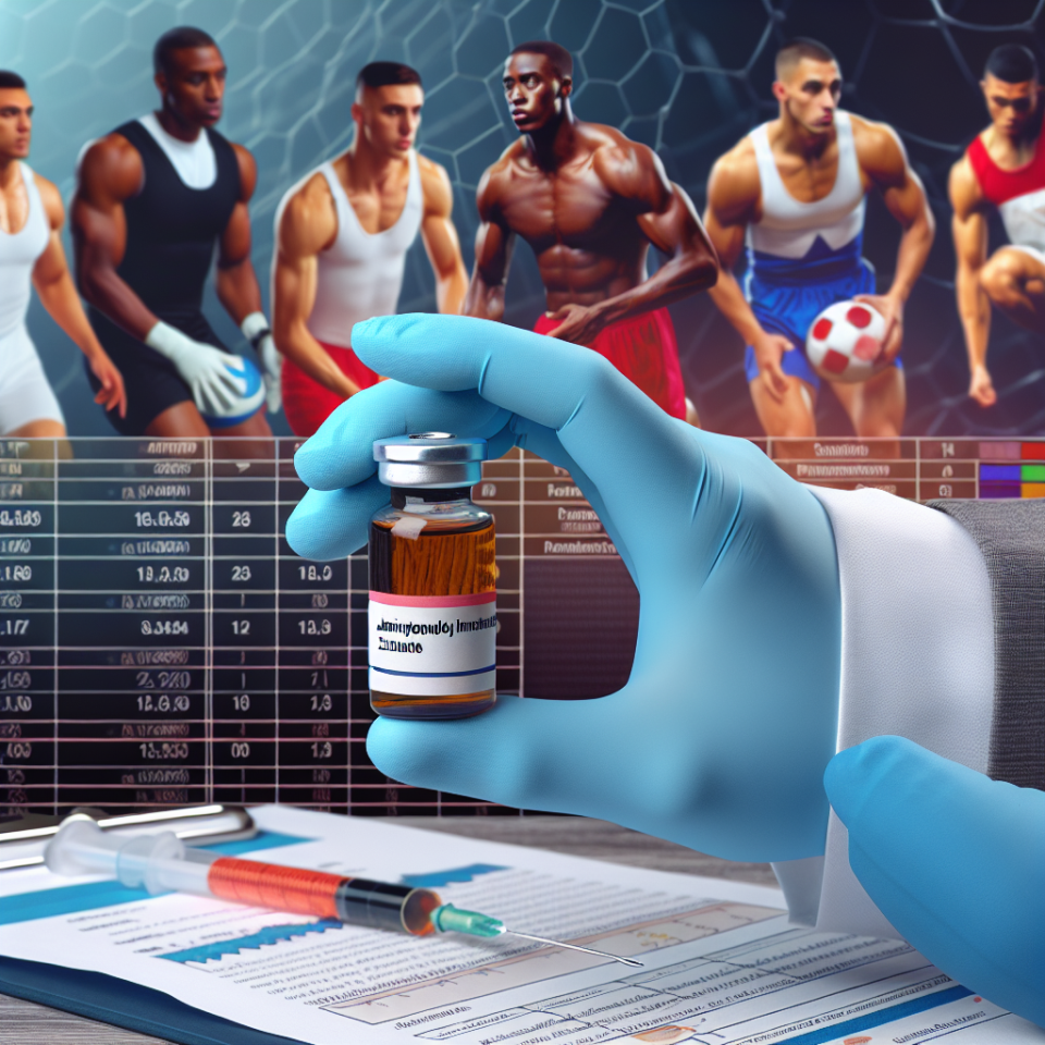 Managing the use of injectable metenolone enanthate in competitive sports