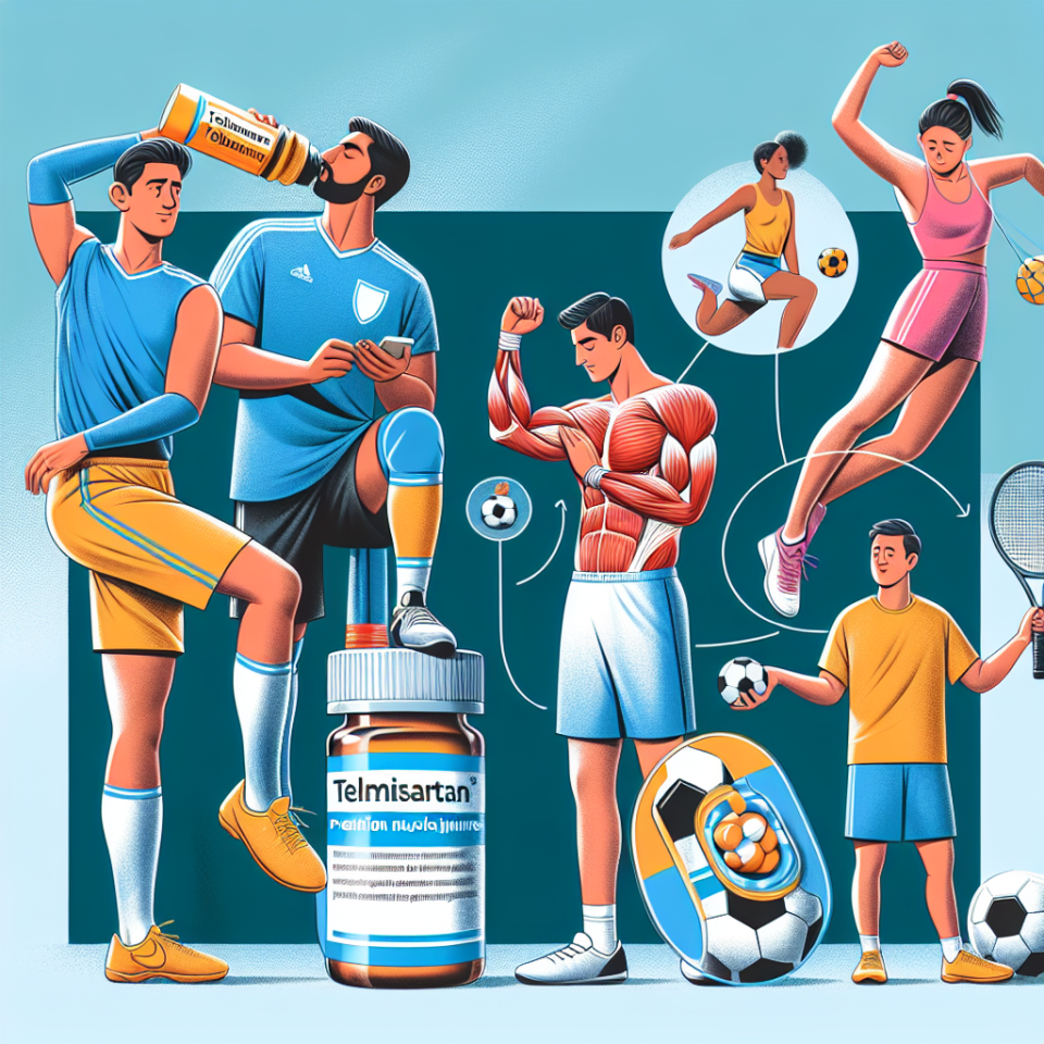 Using telmisartan to prevent muscle injuries in sports