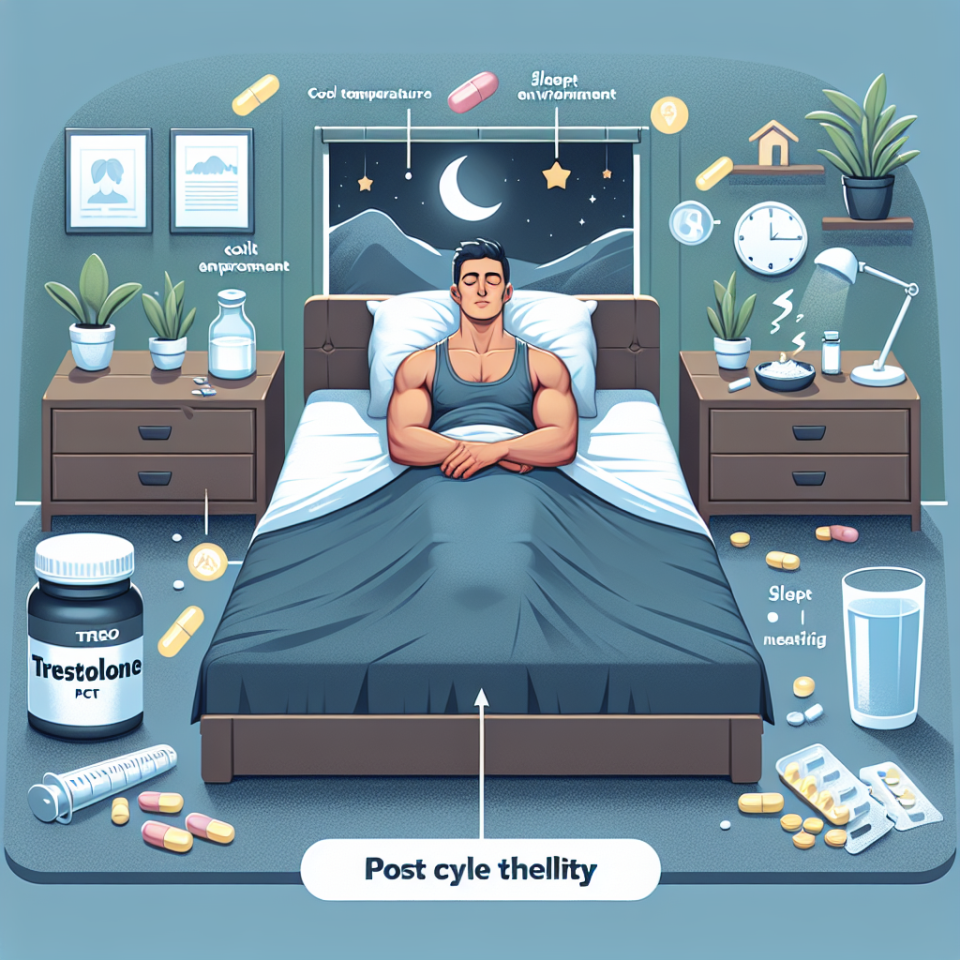 Sleep optimization during trestolone pct