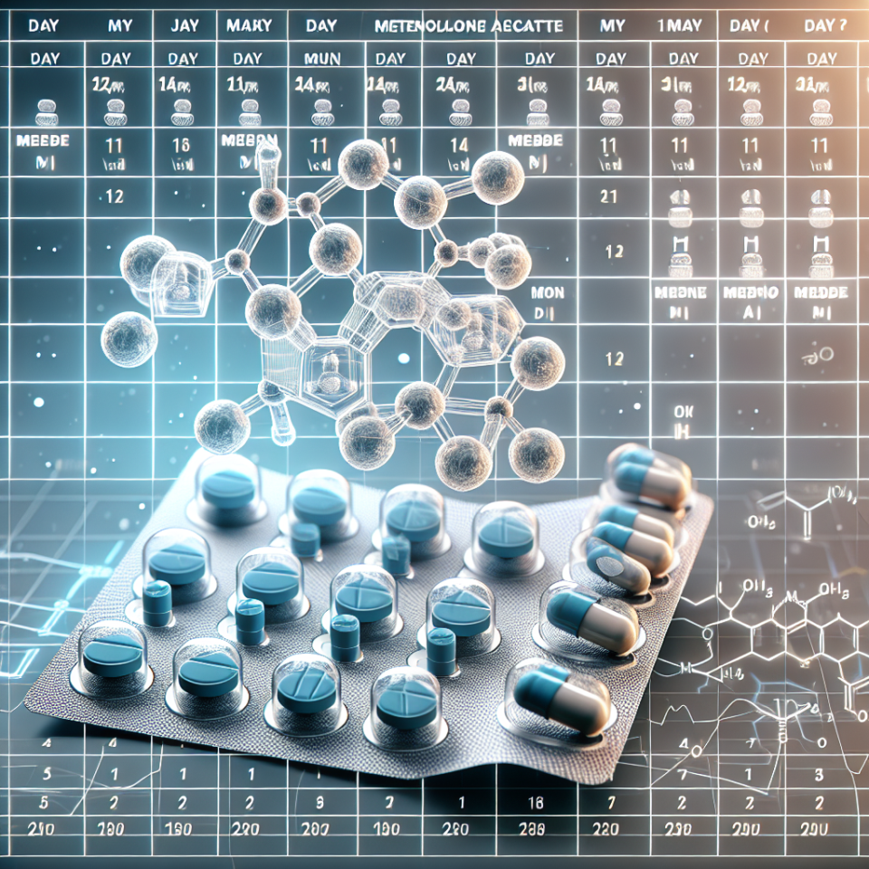 Switching doses mid-cycle for acetato di metenolone
